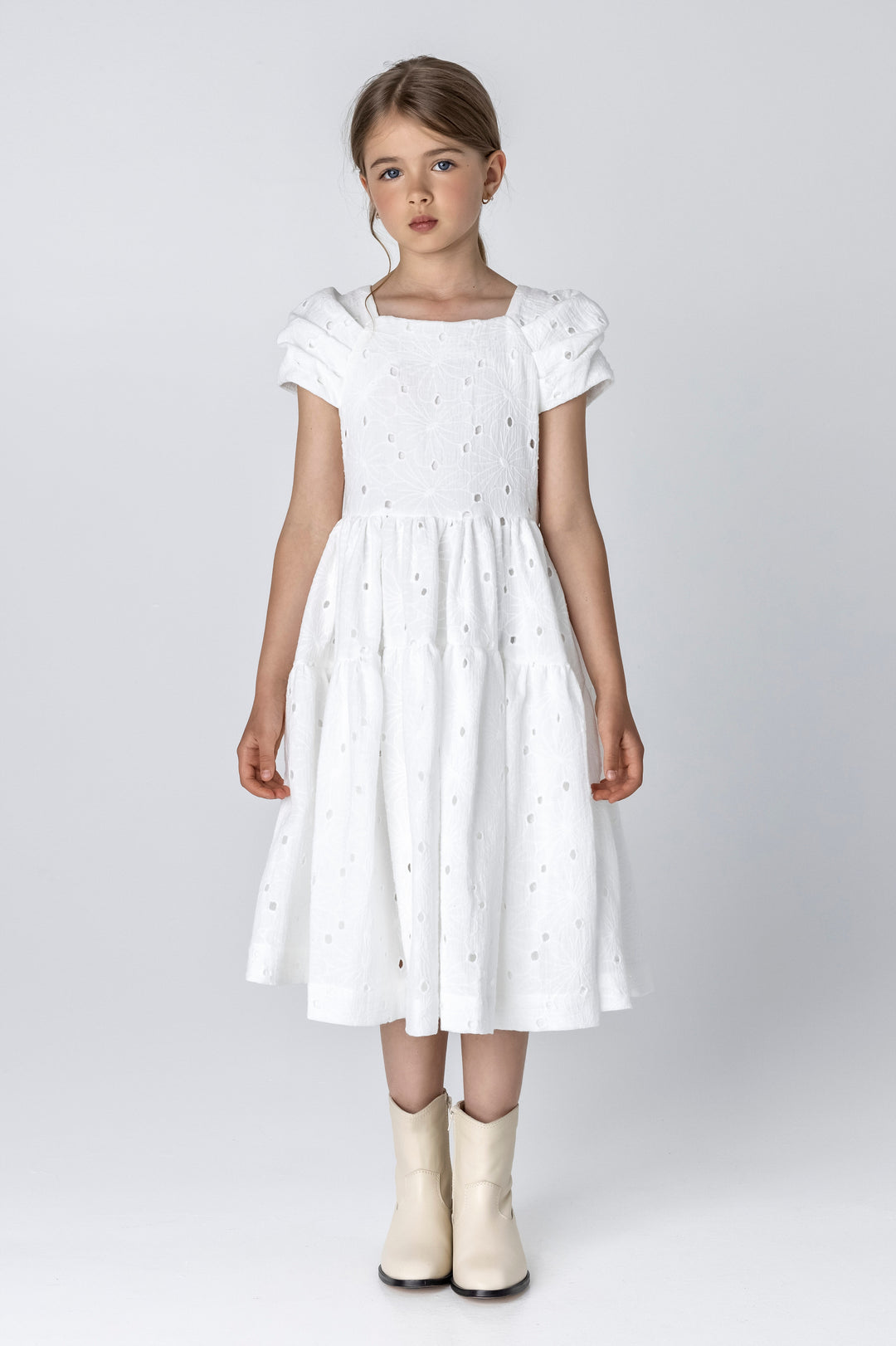 SS23-16-LILY DRESS-EYELET WHITE